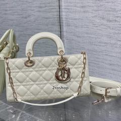 디올레이디조이백미듐화이트페이턴트