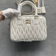 미우미우마테라쎄탑핸들백