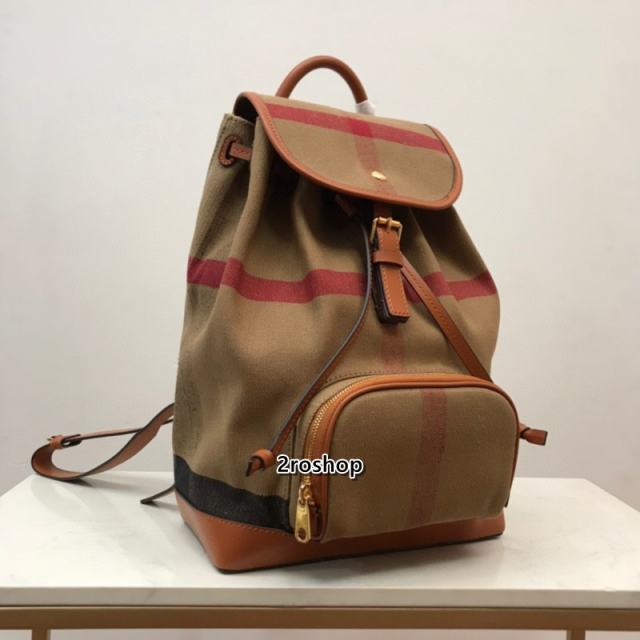 버버리백팩브라운체크