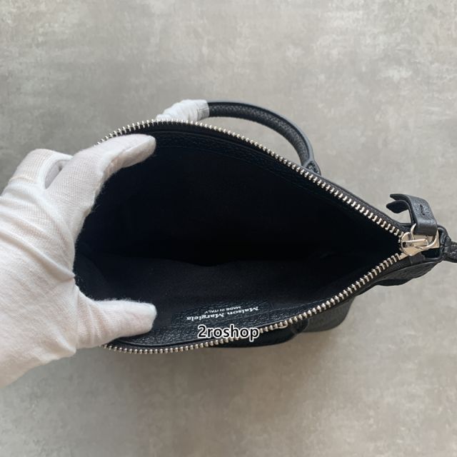 메종마르지엘라탑핸들백블랙