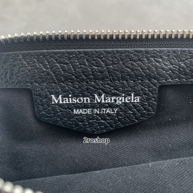 메종마르지엘라탑핸들백블랙