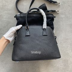 메종마르지엘라탑핸들백블랙