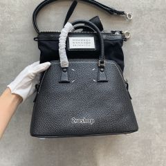 메종마르지엘라탑핸들백블랙