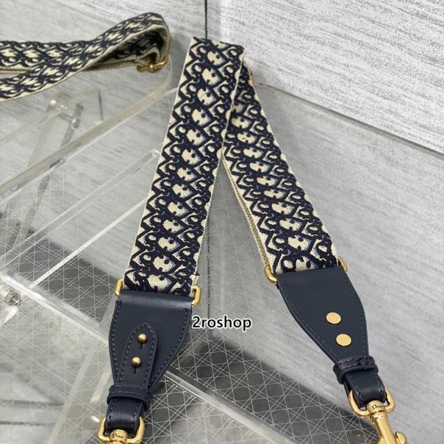 디올자수스트랩오블리크블루
