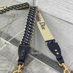 디올자수스트랩오블리크블루