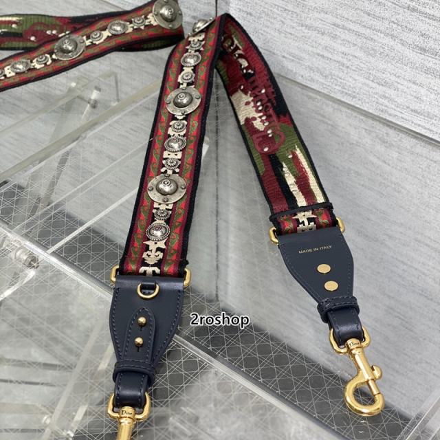 디올자수스트랩오블리크메달레드
