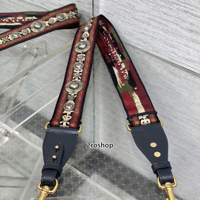 디올자수스트랩오블리크메달레드