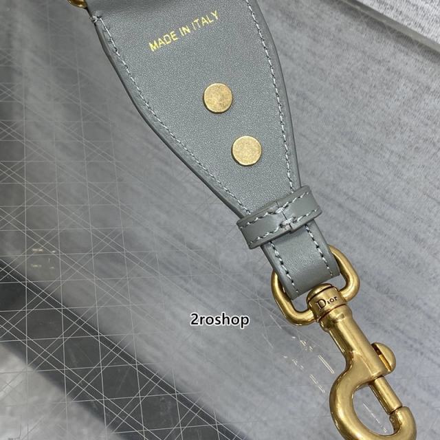 디올자수스트랩오블리크메달그레이