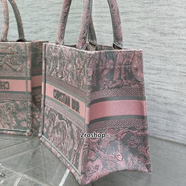 디올북토트백스몰그레이핑크