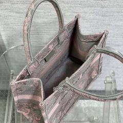 디올북토트백스몰그레이핑크