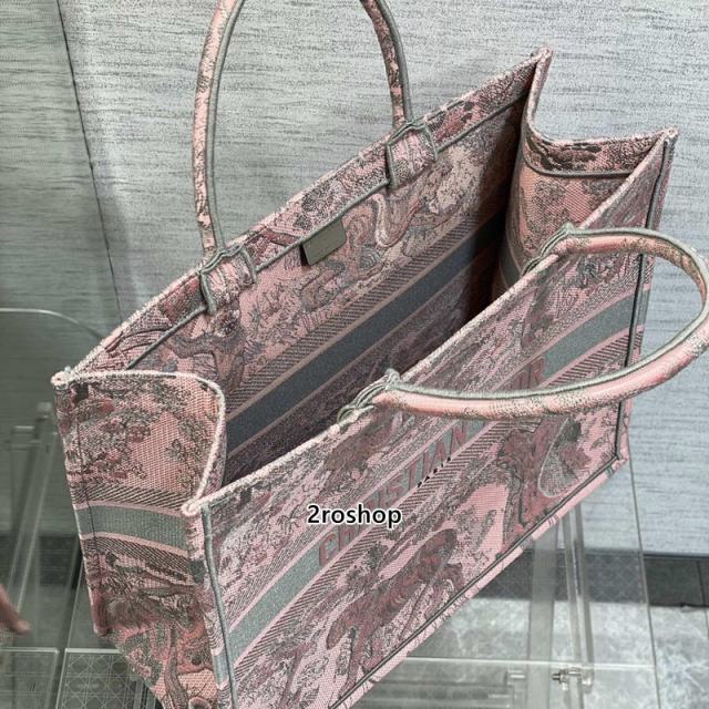 디올북토트백라지그레이핑크