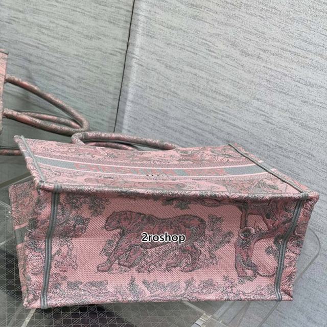 디올북토트백미듐그레이핑크
