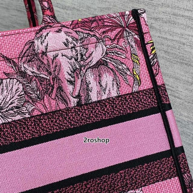 디올북토트백미듐핑크