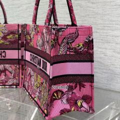 디올북토트백미듐핑크