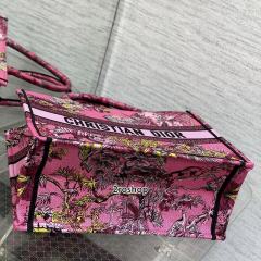 디올북토트백미듐핑크