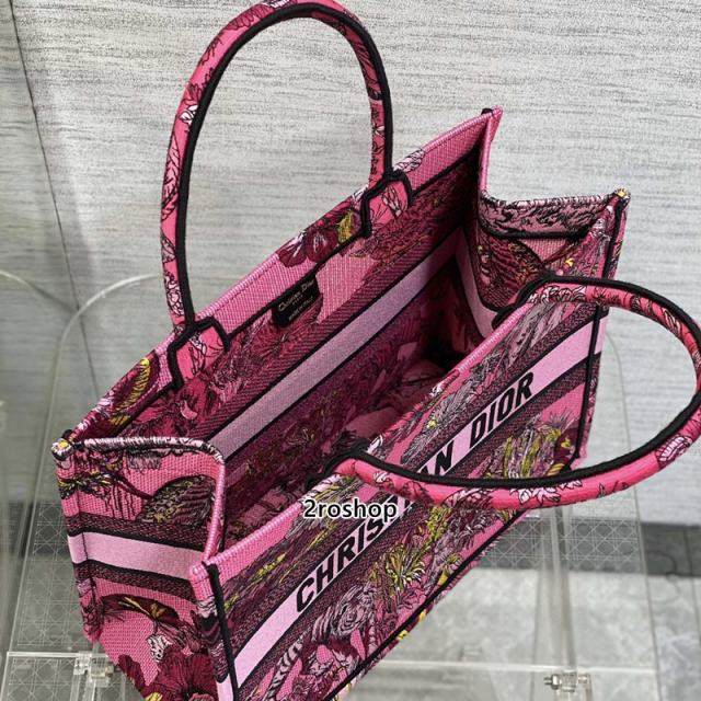 디올북토트백미듐핑크