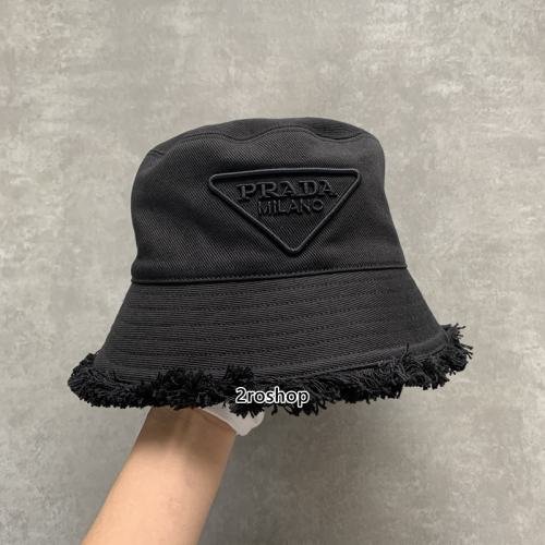 프라다버킷햇블랙