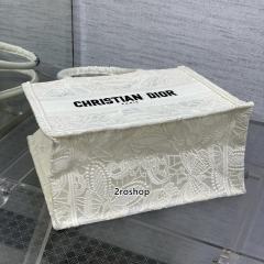 디올북토트백스몰화이트