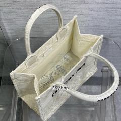 디올북토트백스몰화이트