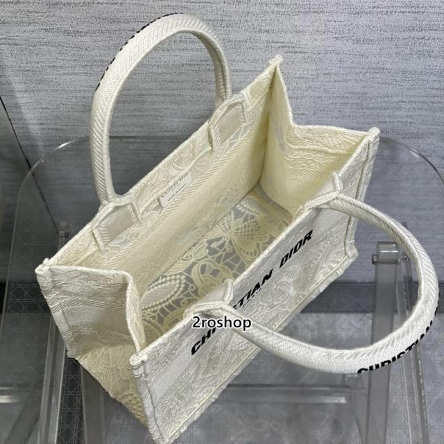 디올북토트백스몰화이트