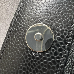 샤넬클래식WOC블랙은장캐비어카프스킨