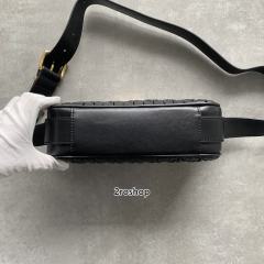 미우미우마테라쎄나파가죽숄더백블랙