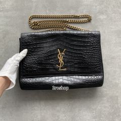 입생로랑클래식케이트사첼백블랙