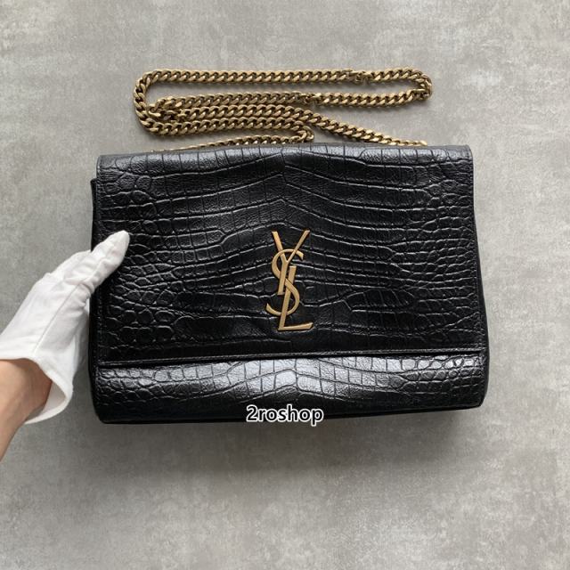 입생로랑클래식케이트사첼백블랙