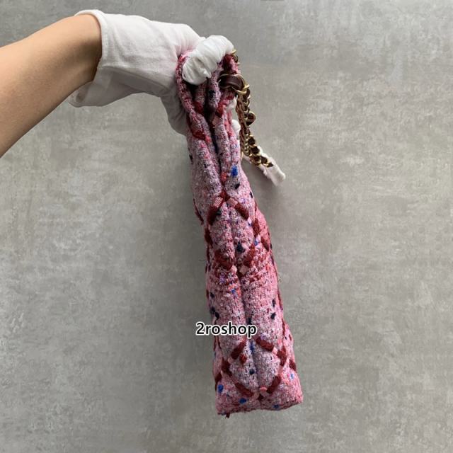 샤넬22백핑크금장