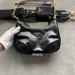 프라다테수토체인호보백블랙