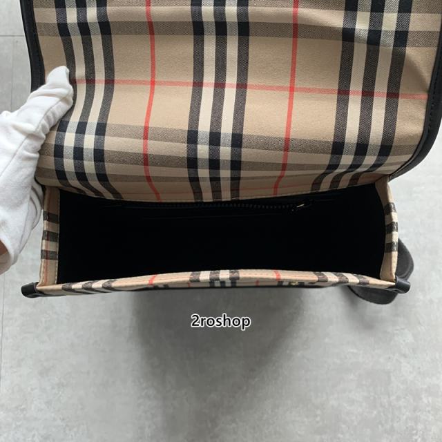 버버리백팩체크베이지