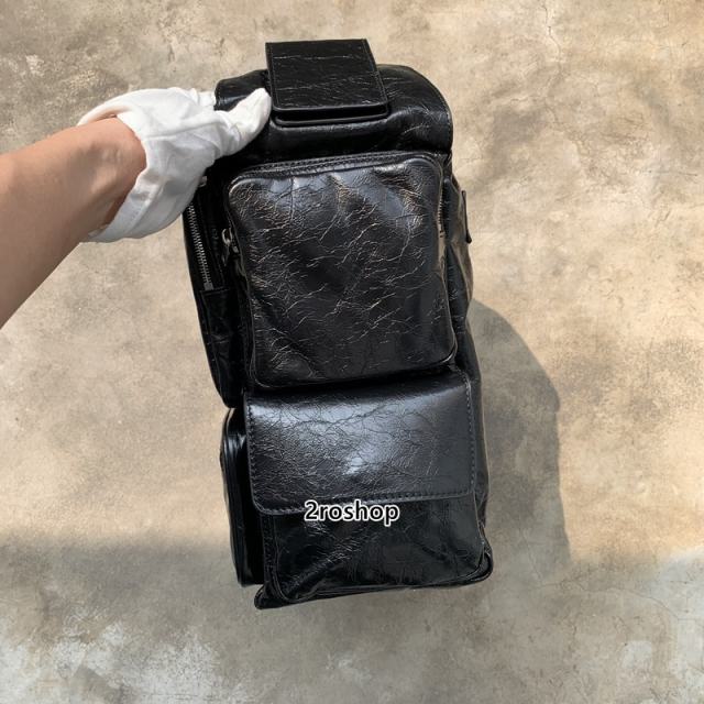 발렌시아가포켓백라지블랙