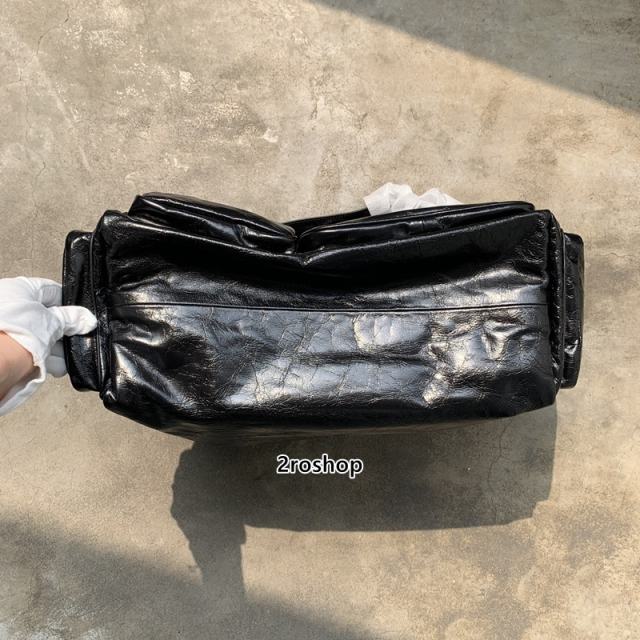 발렌시아가포켓백라지블랙