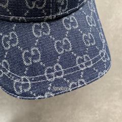 구찌볼캡데님