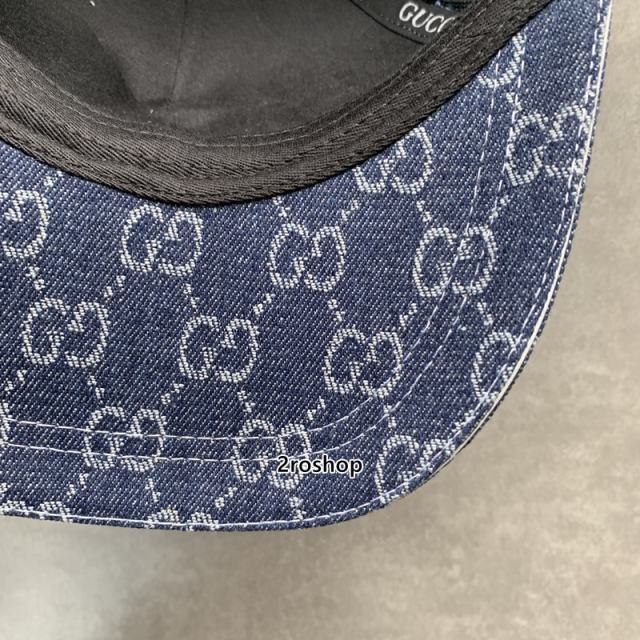 구찌볼캡데님