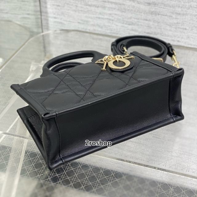 디올북토트스트랩백미니블랙