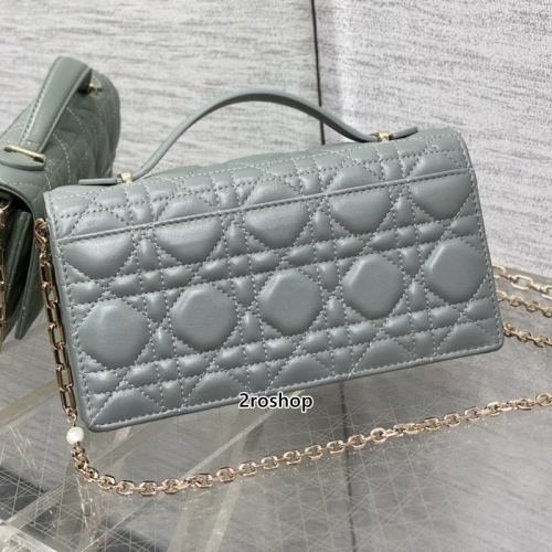 디올레이디백미스디올미니스톤그레이