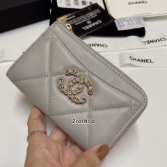 샤넬19로고카드지갑