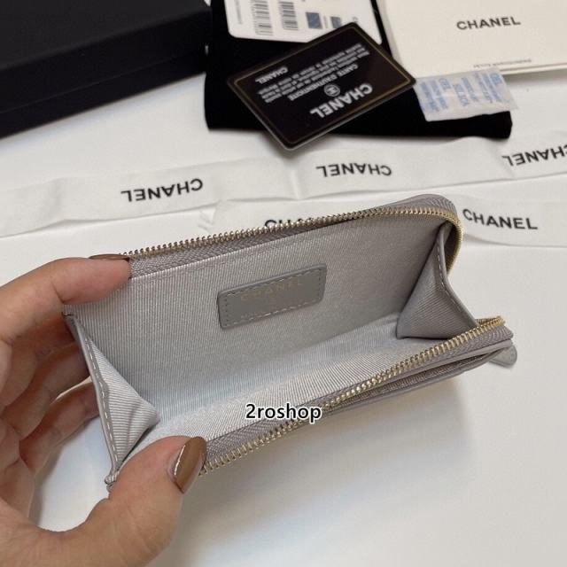 샤넬19로고카드지갑