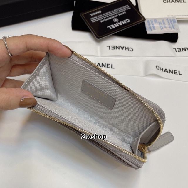 샤넬19로고카드지갑