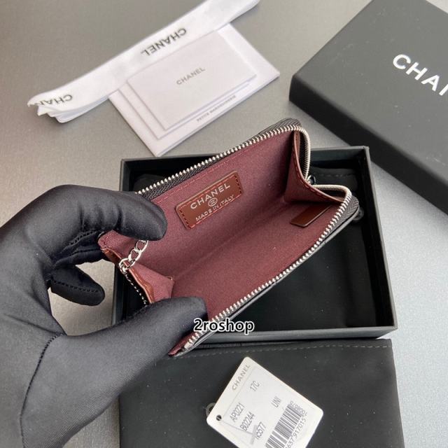 샤넬클래식지퍼카드지갑