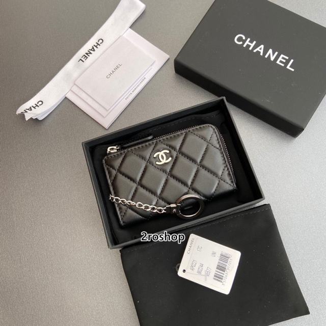샤넬클래식지퍼카드지갑