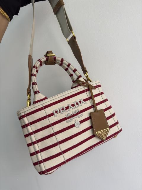 프라다 리넨 혼방 미니 핸드백  1BA038