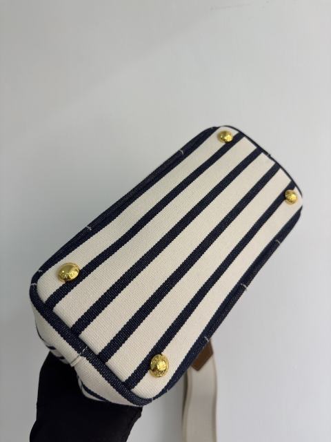 프라다 리넨 혼방 미니 핸드백  1BA038