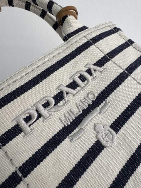 프라다 리넨 혼방 미니 핸드백  1BA038