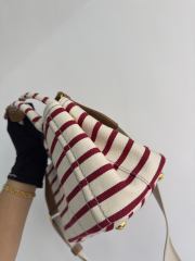 프라다 리넨 혼방 미니 핸드백  1BA038