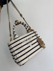 프라다 리넨 혼방 미니 핸드백  1BA038