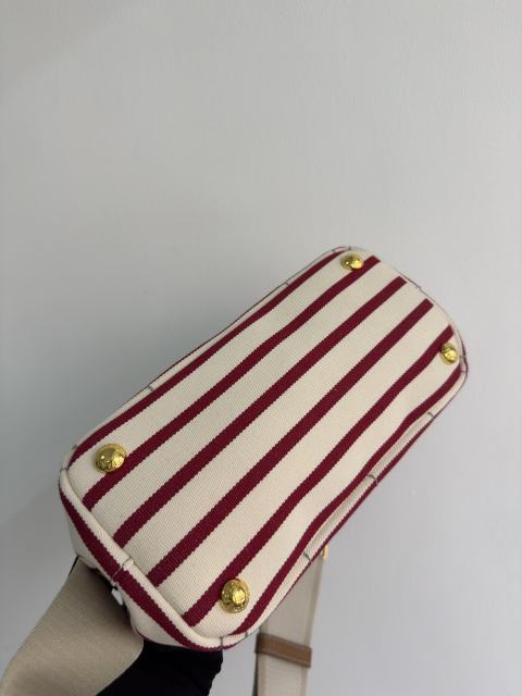 프라다 리넨 혼방 미니 핸드백  1BA038