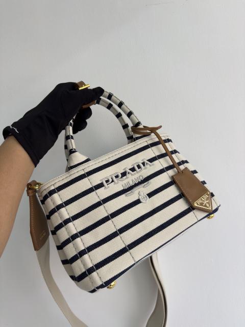 프라다 리넨 혼방 미니 핸드백  1BA038