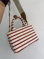 프라다 리넨 혼방 미니 핸드백  1BA038